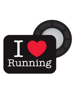 BibBits Magnetische Startnummernhalter - I Love Running