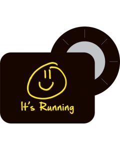 BibBits Magnetische Startnummernhalter - Smiley Black