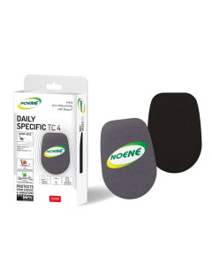 NOENE Daily Specific TC4 Fersenpolster absorbiert bis zu 96% der schädlichen Vibrationen und Stoßwellen.