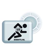 BibBits Magnetische Startnummernhalter - White