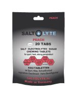 SALTOLYTE 20 TABS Peach Kautabletten mit Salz, Elektrolyten und Zucker
