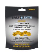 SALTOLYTE 60 Chewing Tablets Mango. Wohlschmeckende Kautabletten mit Salz, Elektrolyten und Zucker zur Wettkampf- und Trainings-Versorgung - Made in Germany!