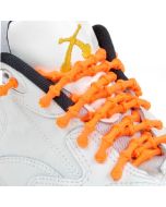 Der selbstbindende, elastische XTENEX Sportschnürsenkel neon-orange