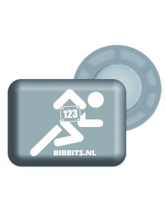 BibBits Magnetische Startnummernhalter - Grey