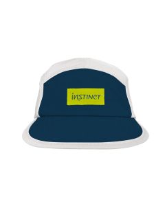 Instinct Endurance Cap "G" White Navy Blue Laufmütze Front
