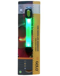 Gato USB Neon LED Armband Green