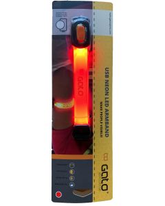 Gato USB Neon LED Armband Orange