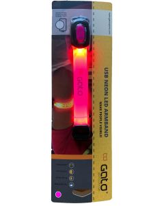 Gato USB Neon LED Armband Pink
