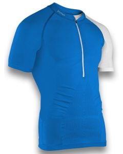 Instinct Sensation Ice Short Sleeve Trail Shirt Blue/White Front