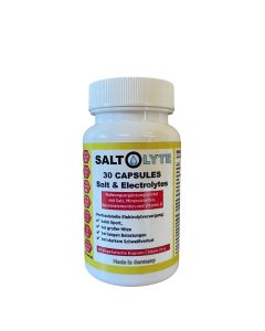 SALTOLYTE 30 Capsules - geschmacksneutrale Kapseln mit Salz, Elektrolyten, Spurenelementen und Vitamin D3