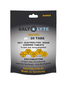 SALTOLYTE 20 TABS Mango Kautabletten mit Salz, Elektrolyten und Zucker