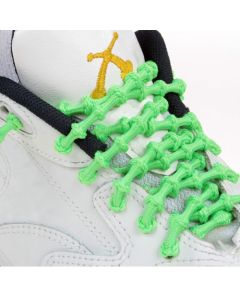 Der selbstbindende, elastische XTENEX Sportschnürsenkel neongrün