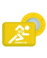 BibBits Magnetische Startnummernhalter - Yellow