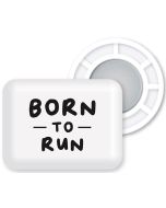 BibBits Magnetische Startnummernhalter - BORN TO RUN