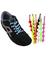 Xtenex Kids alle Farben von links nach rechts: Rot, neon-gelb, schwarz/weiß, neon-orange, schwarz, weiß, neon-grün, neon-pink.