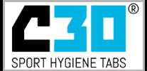 C30 Sport Hygiene Wasch Tabs Marken-Logo